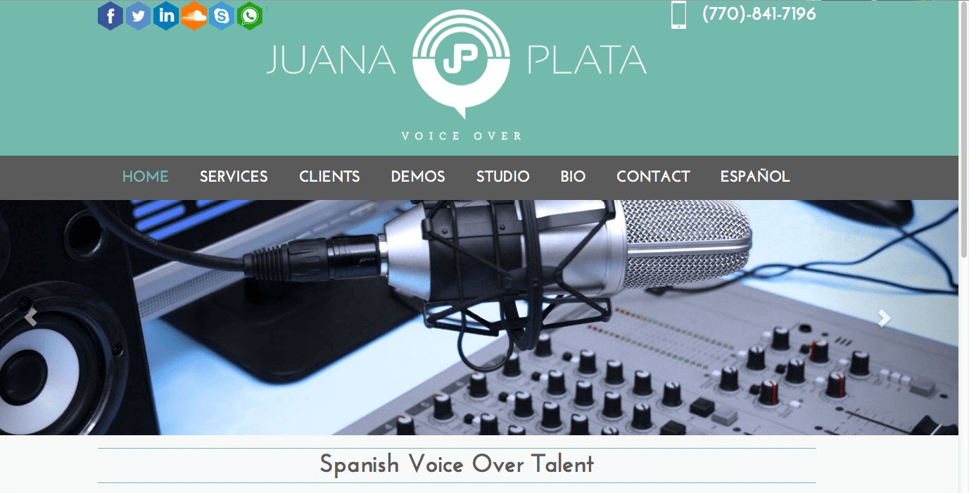 juana plata | atlanta web design