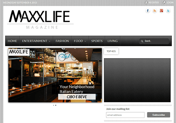 maxxlife | atlanta web design