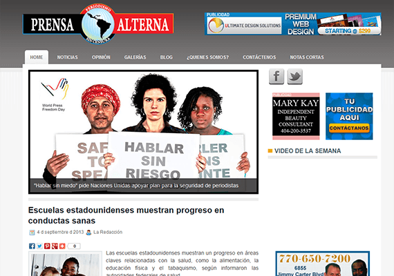 prensa alterna | atlanta web design