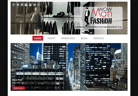wow man fashion | atlanta web design